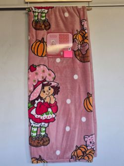 🍓 Strawberry Shortcake Fall Throw Blanket 50x70 🍓