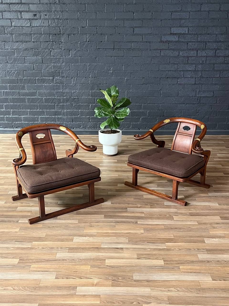 Pair of Mid-Century “Far East Collection” Armchairs by Michael Taylor for Baker, c.1950’s
- Delivery Available