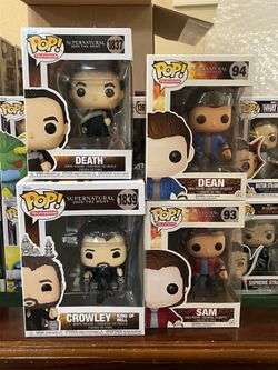 Supernatural Set of 4 Funko pops