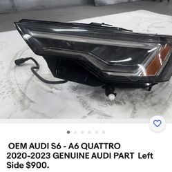   OEM AUDI S6 - A6 QUATTRO 2020-2023 GENUINE AUDI PART PART # 4K0.941.039.B LEFT SIDE  $900