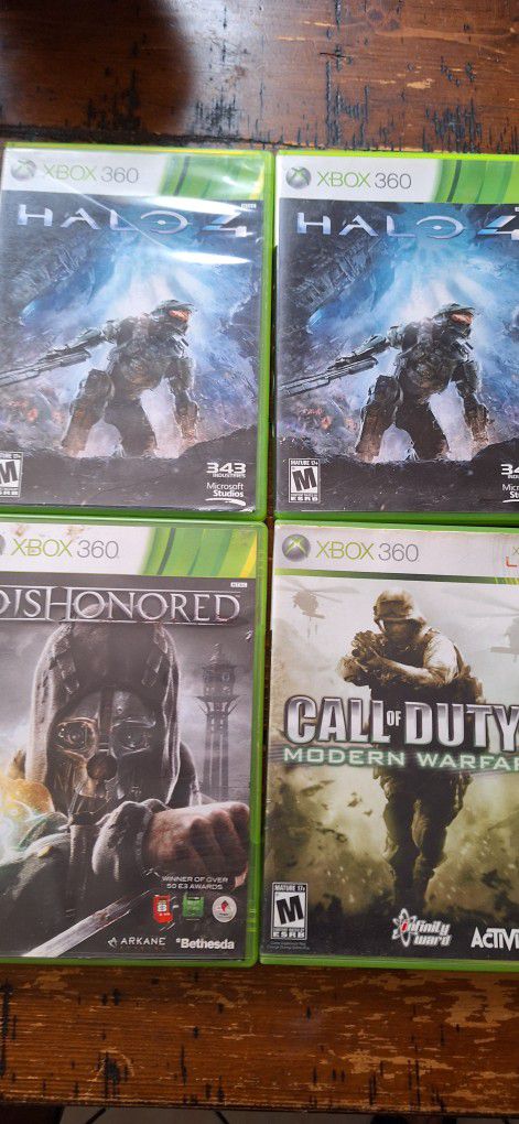 Xbox 360 Games (5 Each)