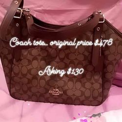 BEAND NEW COACH TOTE