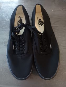 Black vans size12