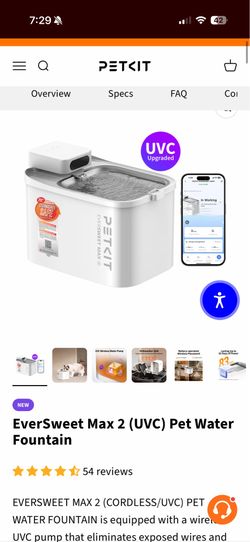 Cat or dog water bowl fountain