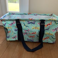 Dragonfly XL Open Top Collapsible Tote NWT
