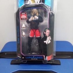 Aew Cm Punk Chase Figure Roh Throwback Figure