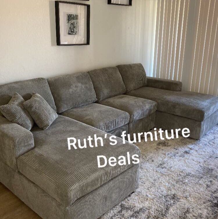 NEW sectional Sofa With Double Chaise ✅ $399 No Tax