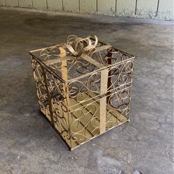 Gold Wire Card Box