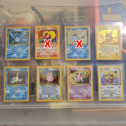 Holographic Vintage Pokemon Cards