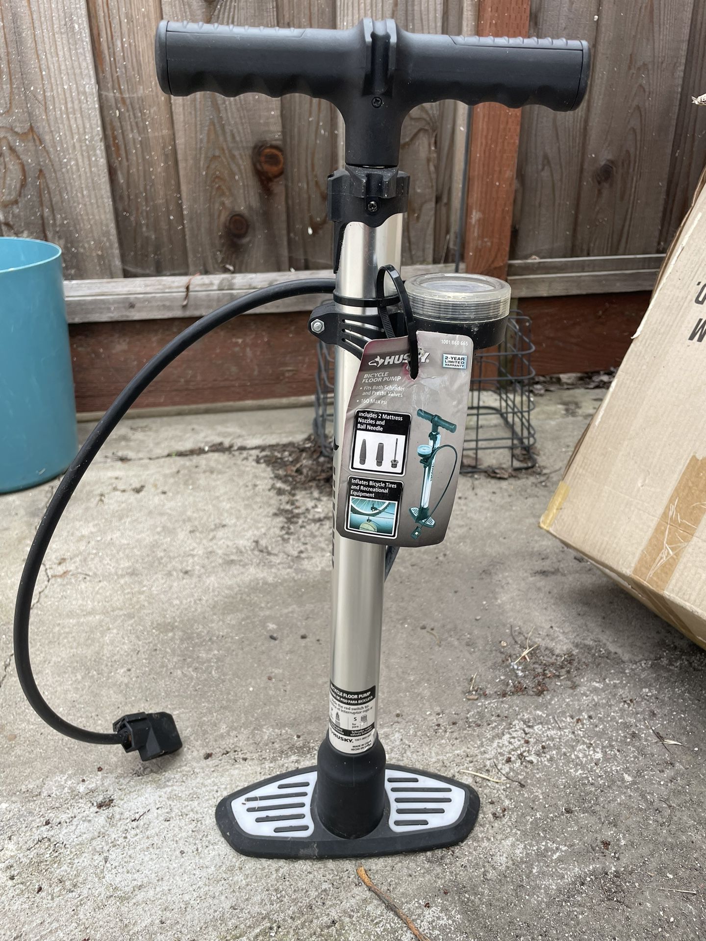 New floor bicycle bike air pump