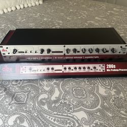 DBX 286S Channel Strip Microphone Preamp Compressor Audio