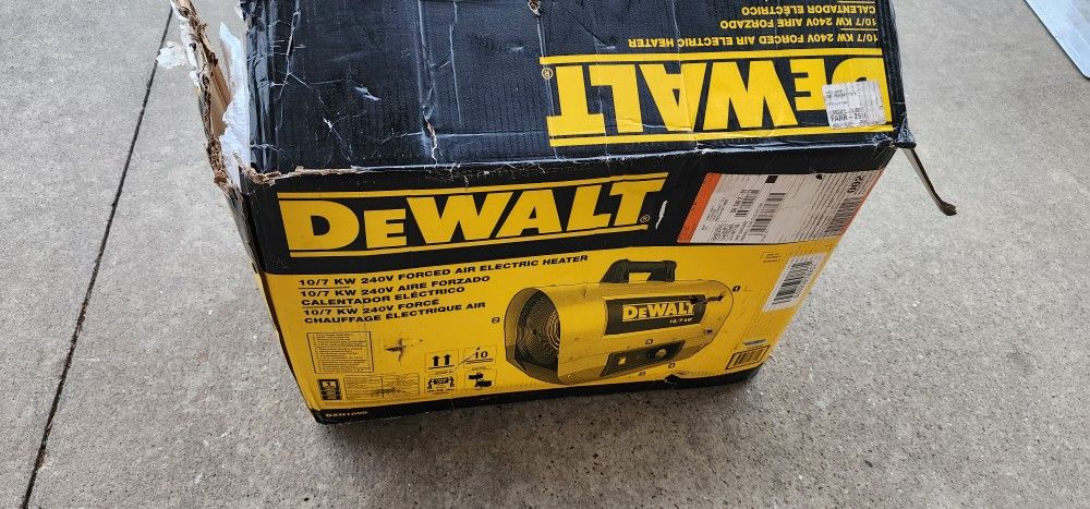 DEWALT, 10,000 Watt Forced Air Electric Indoor Furnace with
