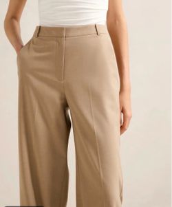 Zara Wool Blend Wide Leg Slacks