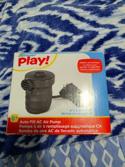 Quick-Fill Electric Air Pump with 3 Nozzles