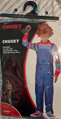 Disfraz De Chucky Nuevo  ,,,Size Large. De Nińo. Nuevo