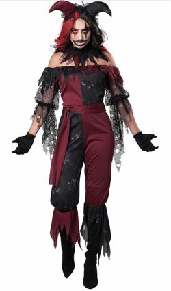 Psycho Jester Costume for Women