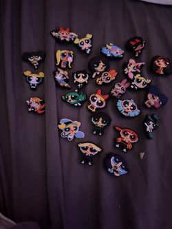 Power Puff Girls Croc Charms
