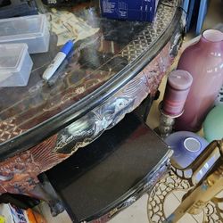 Chinese Table 6 Small Seats Abalone 