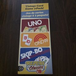 3 In 1 Uno Card New