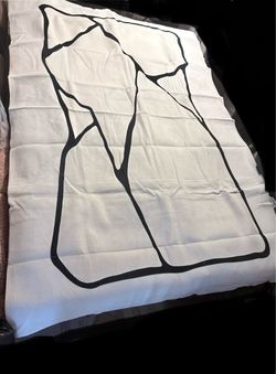 BOGO 1/2 off…Black and White rug (read details)