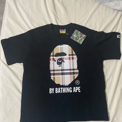 bape burberry shirt 