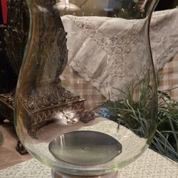 Extra Large Hurrican Candle Holder Or Vase