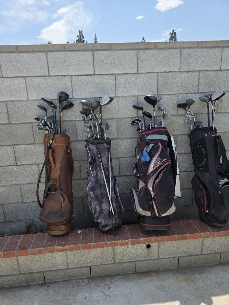 Golf Clubs With Bag 100.00 Obo Per Bag