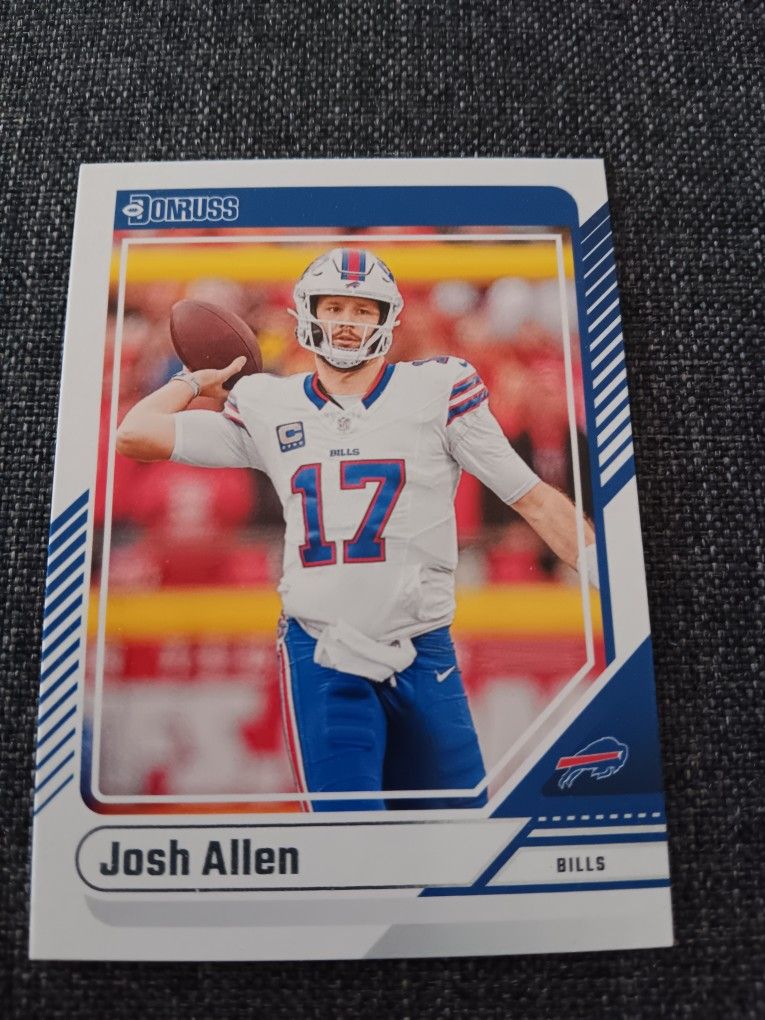 Stunning, Near Mint, Josh Allen Card. Asking $4. Please Check Out All My Stuff.