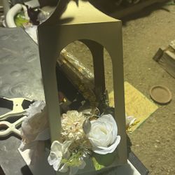 17 Inch Gold Wedding Lantern