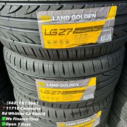 245/40R19 Land Golden New Set of Tires Installed and Balanced Set de Llantas Nuevas Instaladas y Balanceadas