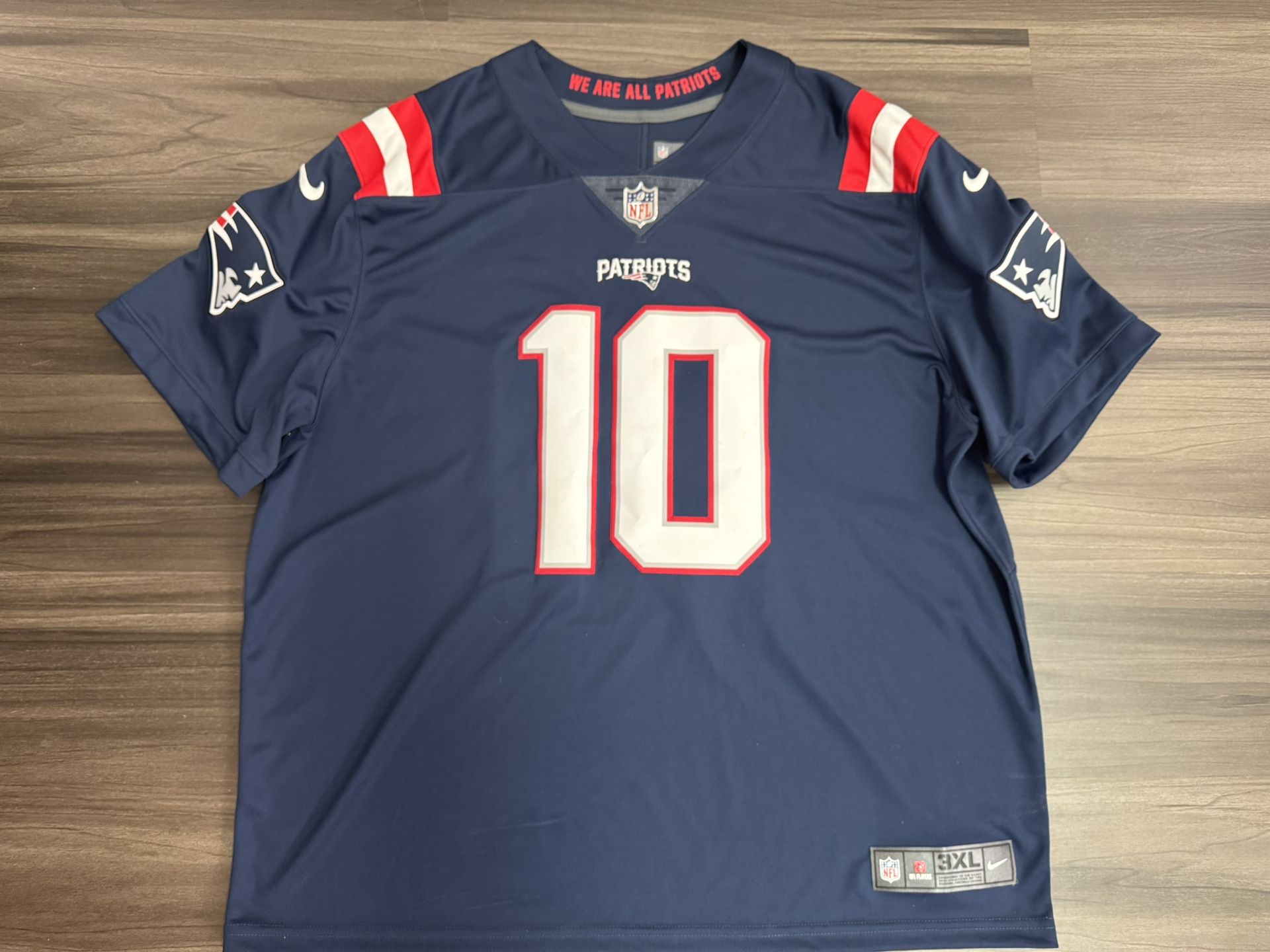 Nike New England Patriots Mac Jones #10 On Field Home Jersey Size 3XL XXXL