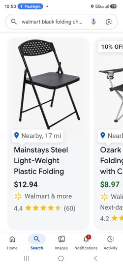 Folding chairs