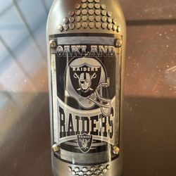 Oakland Raiders Memorabilia Bottle