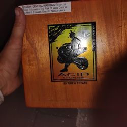 Wooden Cigar Box