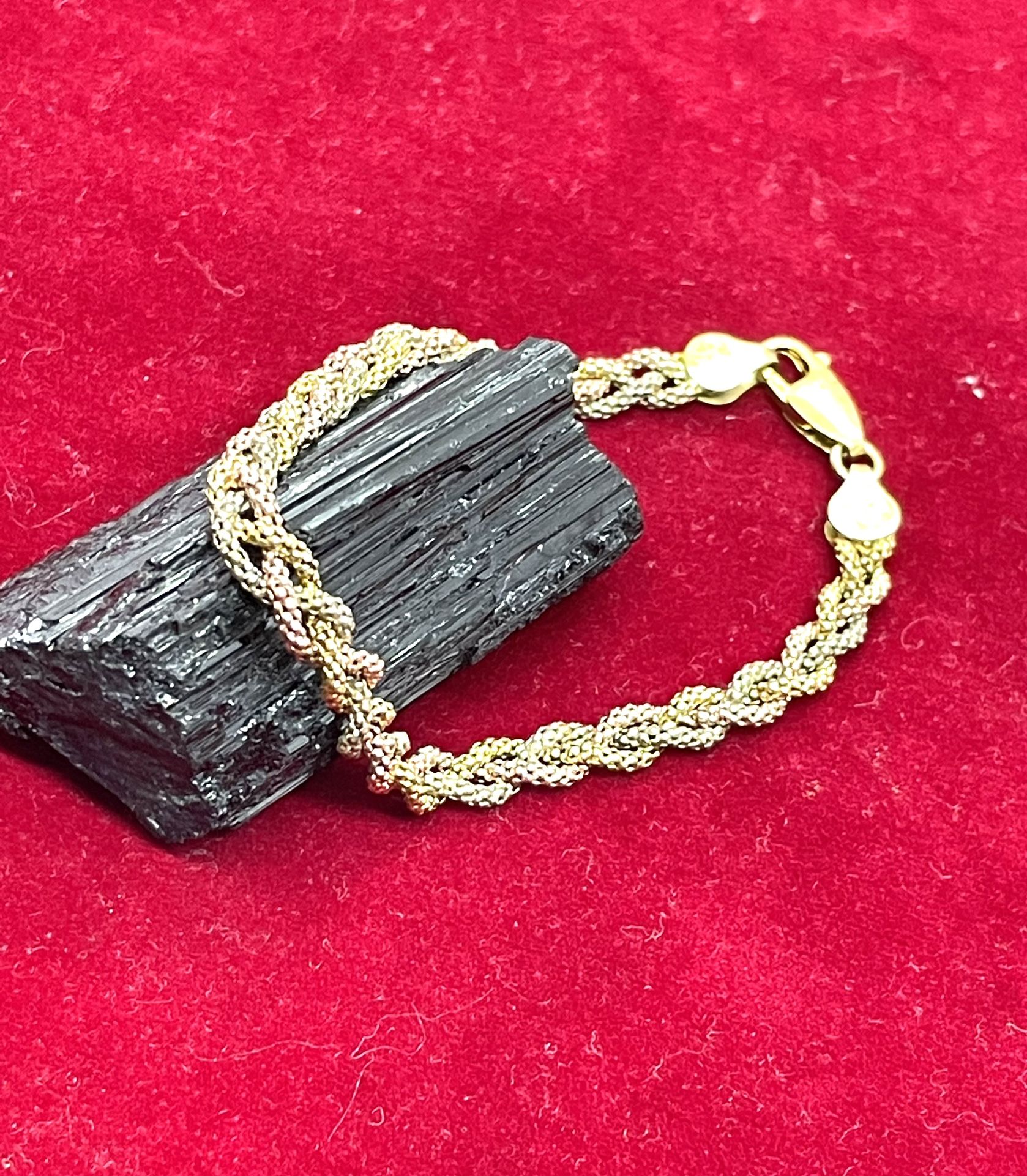 Sterling Tricolor Bracelet