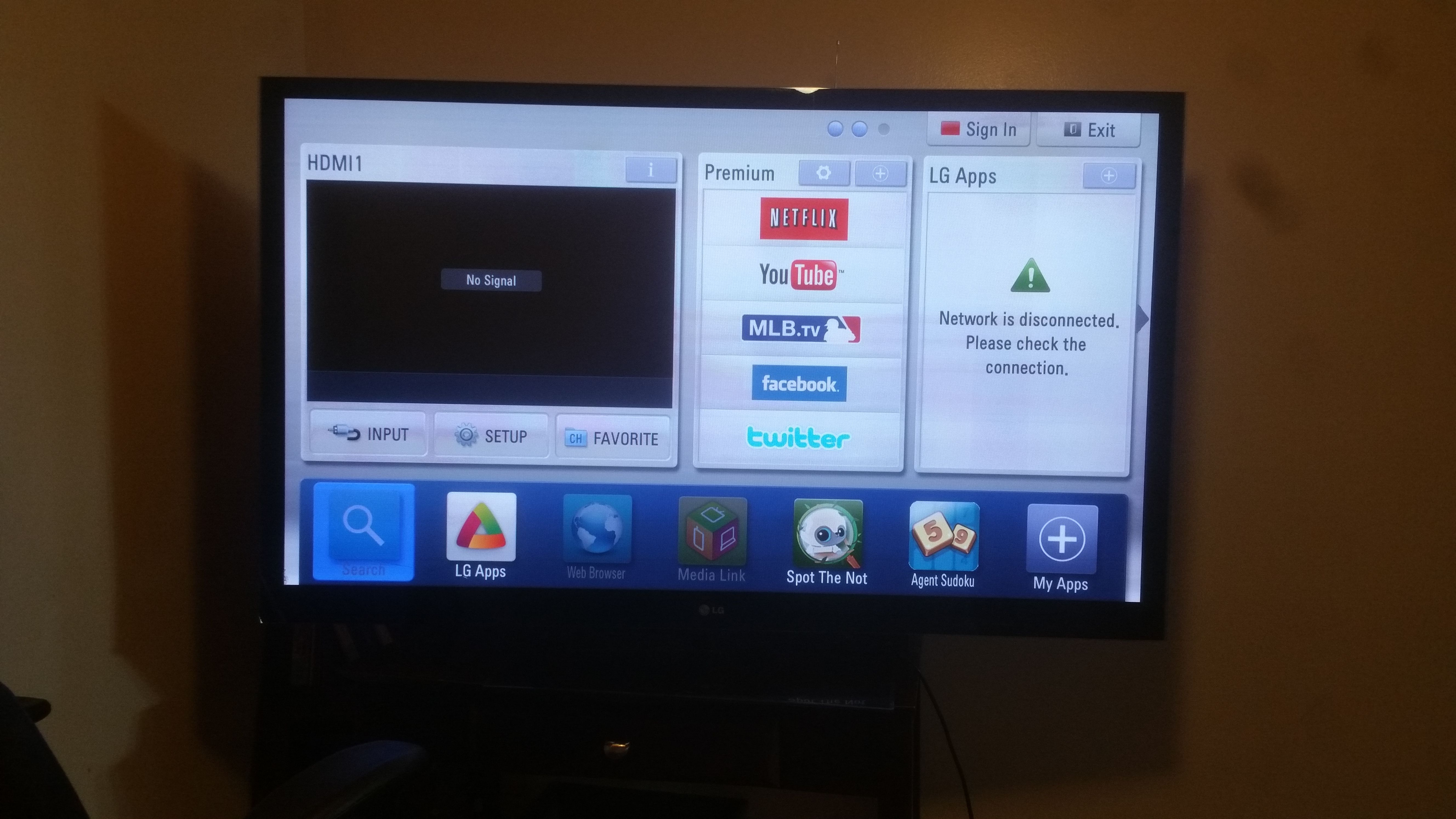 LG SMART TV 47LE5400