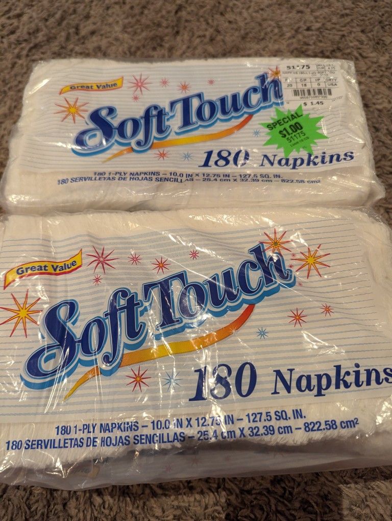 Soft Tissue Napkins 180x2