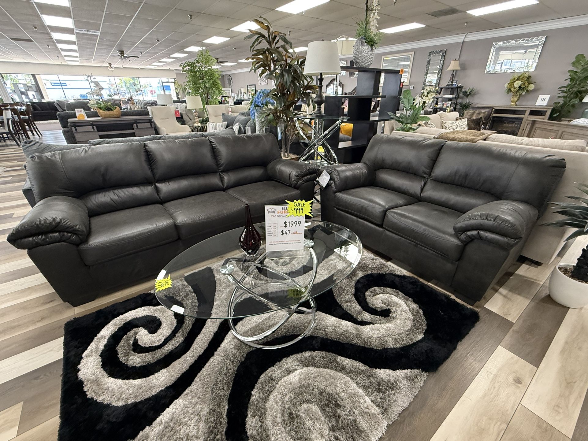 2 Pc Sofa And Loveseat