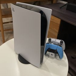 PlayStation®5 Digital Edition Console - 825 GB With Charging Station And 2 Wireless Controller 