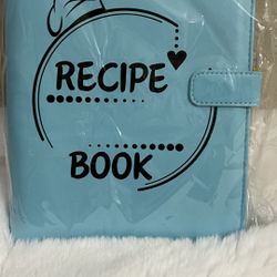 Adorable Light Blue Recipe Organizer Binder Kit – Perfect for Your Family Recipes!  