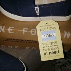 Brand New Toms Kids Size 13.5