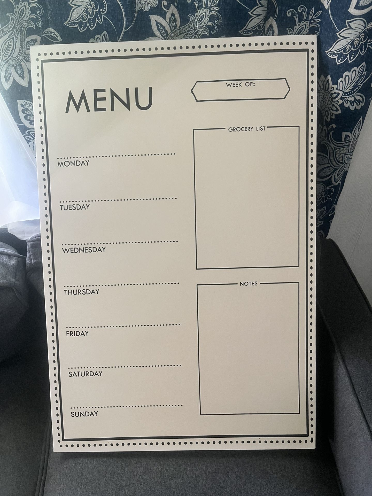 Menu Canvas