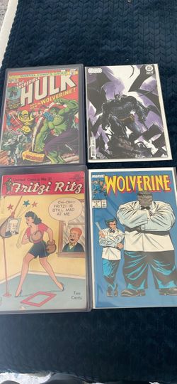 Hundreds of comic books