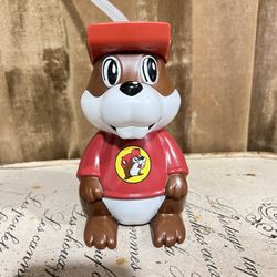 Buc-ee’s Beaver 3D Sipper Tumbler Whirley Drink Works! Decorative Cup with straw