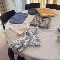tablecloths and napkins