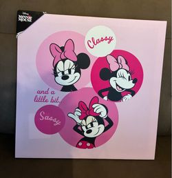 Minnie Mouse Canvas 16” x 16”