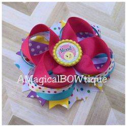 Emoji birthday Hair Bow