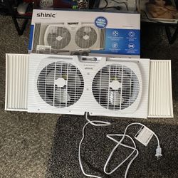 Shinic 9" 3-Speed Twin Window Fan