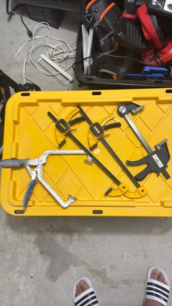 Mixed Clamp Set – DeWalt Bar Clamps and Locking Pliers