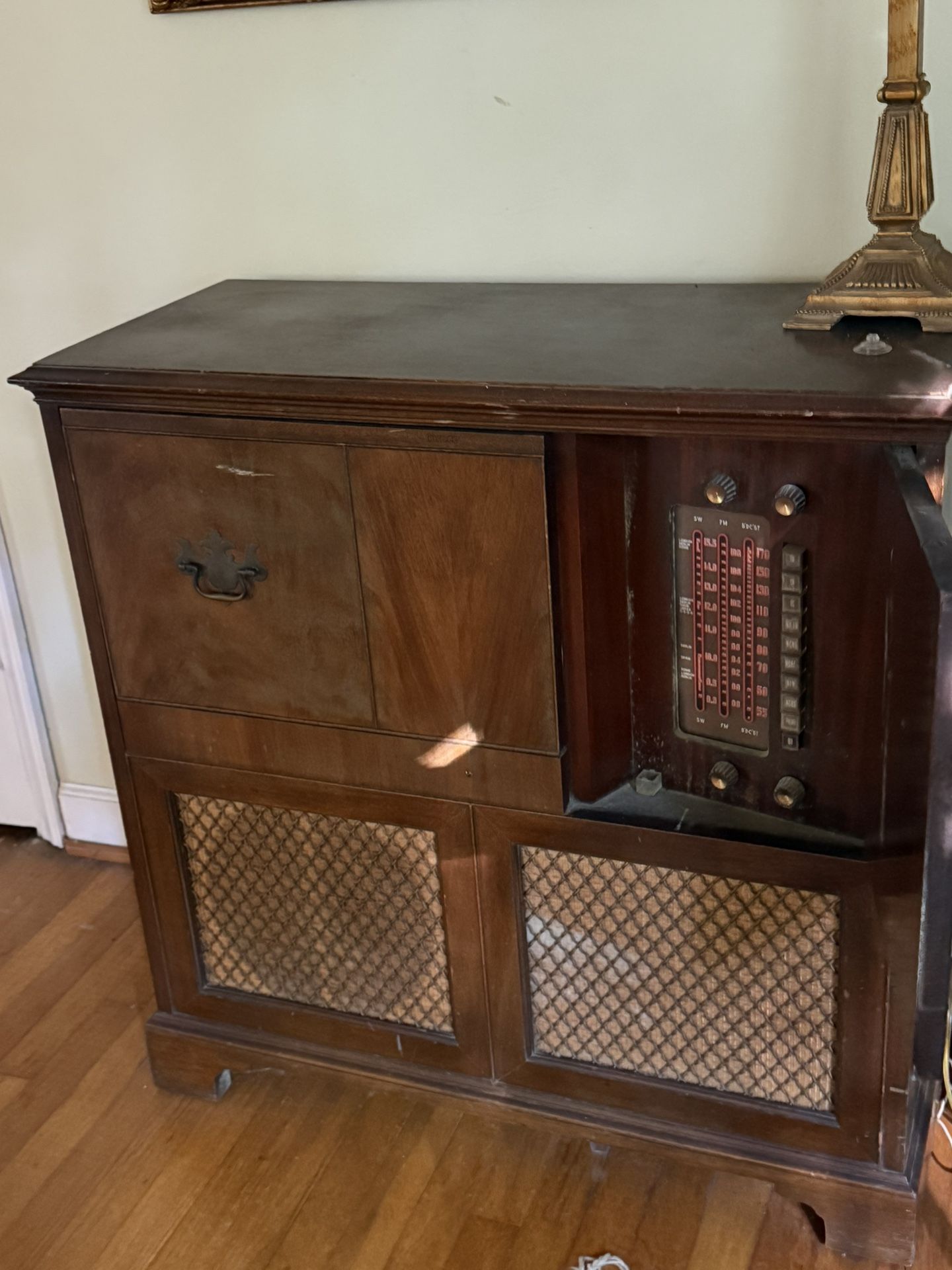 Antique Radio Cabinet